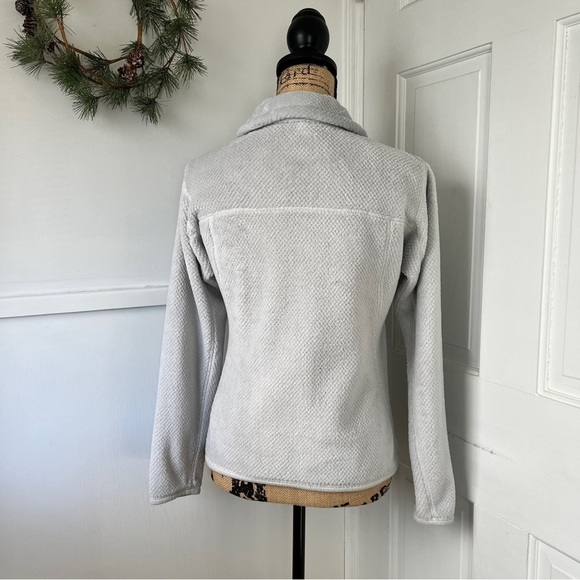 Women's Patagonia Re-Tool Snap-T Fleece Pullover (Raw Linen White X-Dye) - Picture 8 of 14